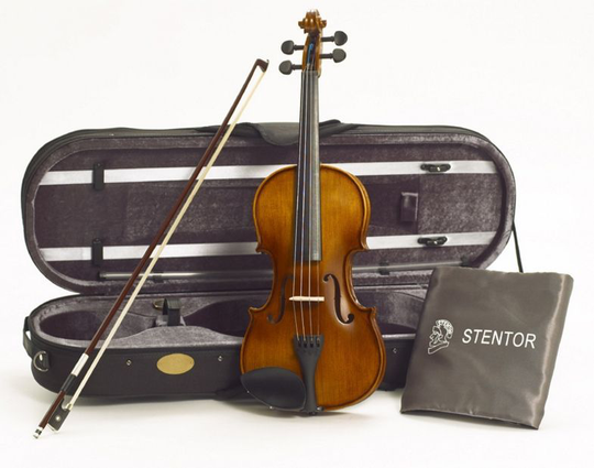 Stentor Violine Graduate 4/4 SR-1542A Garnitur mit Koffer u. Bogen