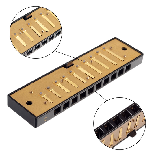 Onvoltooide Harmonica Kam Met Riet Vervanging Houtblazers Instrument Onderdelen