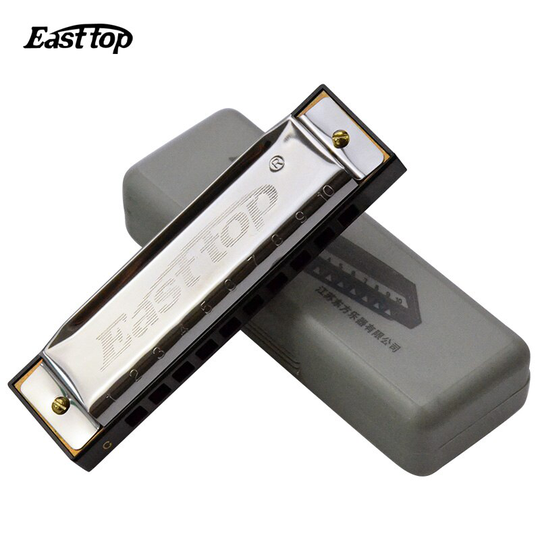 T10-3 Easttop Harmonica 10 Hole C Key Gaita De Boca Diatonica Harmonica Armonica Muziekinstrumenten Mond Ogan 10 Harmonica