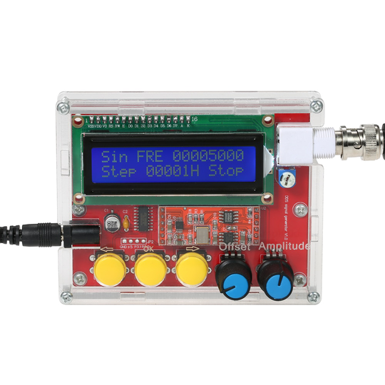 AD9833 Functie Signaal Generator Diy Kit Synthesizer Sine/Driehoek/Plein Output 1 ~ 10000Hz Verstelbare Frequentie Generator