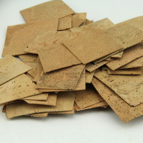 50 Stuks Natuurlijke Klarinet Fluit Hobo Saxophone Neck Cork Sheet 0.8Mm