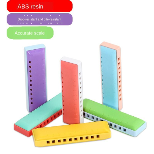 10 Holes Harmonica Kinderen Vroege Educatief Instrumenten Snoep Kleuren