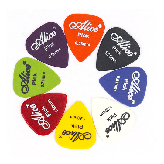 0.58-1.5 Mm Gitaar Pick Kleurrijke Abs Muziek Picks 6 Dikte Mix Verpakking Plectrums Ukulele Pick Muziekinstrument accessoire