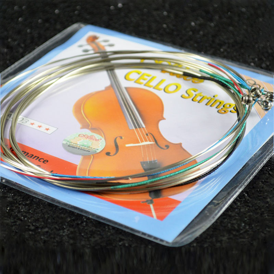 1 Pack Alice A803 Cello Snaren Steel Core Nickel Silver Wound Vernikkeld Ball End Lichtmetalen Winding Geschikt Voor 4/4 cello 'S
