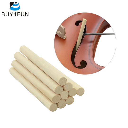 10 pcs Akoestische Viool Kolom Columna Geluid-post Geluid Post Spruce 70mm voor 4/4 & 3/4 Viool
