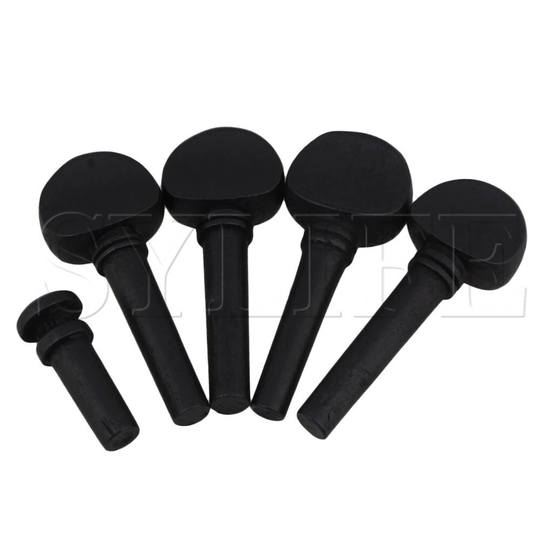Ebbenhout Stemsleutels Voor 1/2 Viool String Instrument Accessoires