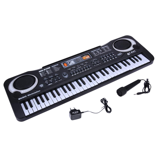 61 Toetsen Digitale Muziek Elektronische Toetsenbord Toetsenbord Elektrische Piano Kinderen Eu/Us Plug Elektronische Orgel
