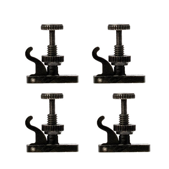 4 Stuks Viool Fijnstemmers String Richters 3/4 4/4 Plated Iron Spinner Richter