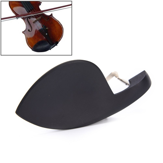 4/4 Viool Chin Rest Chinrest Jujube Hout Met Standaard Beugel Viool Onderdelen Accessoires