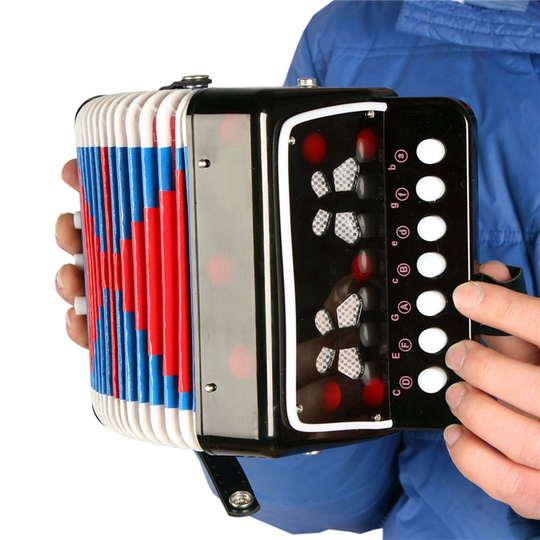 Acordeon Addfoo Mini Kleine Kinderen Keyboard Accordeon Rhythm Educatief Band Speelgoed Voor Kinderen Muziekinstrument Toetsenbord 3 Kleuren