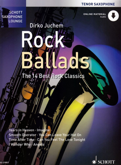 Noten ROCK BALLADS Juchem Dirko incl.downloadcode Tenorsaxophon ED 21807