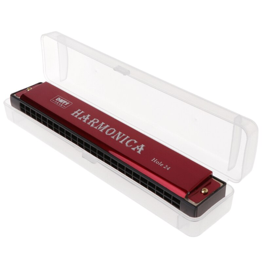 Professionele 24 Hole Harmonica Mond Metalen Orgel Voor Beginners Q22F