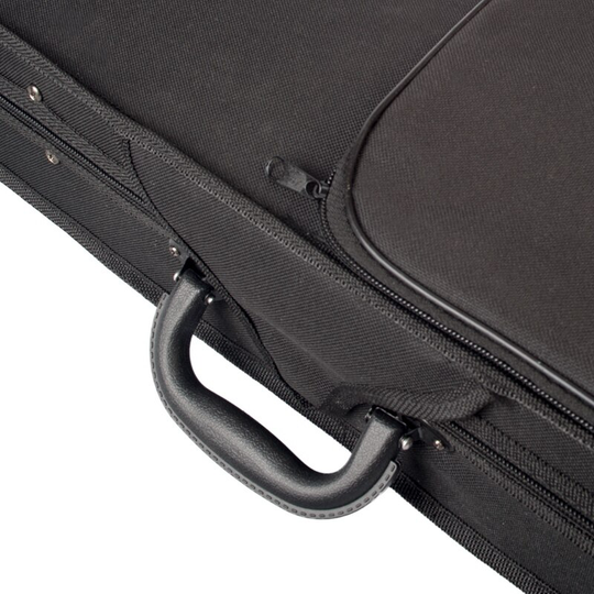 -Viool Case 1/2 Size Professionele Driehoekige Vorm Viool Hard Case-Zilver Binnen Viool Onderdelen