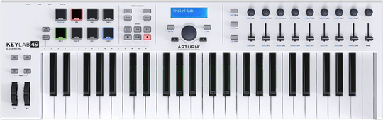 Arturia KeyLab Essentials 49 MIDI-Controller für Einsteiger, 49 Tasten