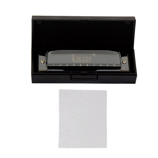C-150 Blues Harmonica 10 Gaten 20 Tunes Sleutel Van C Mouthorgan Koper Harmonica Met Doos Professionele Blaasinstrumenten