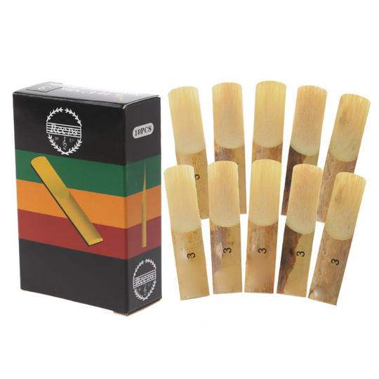 10Pcs Eb Saxofoonrieten Sterkte 2 2.5 3 Sax Houtblazers Instrument Onderdelen Xmas Muziekinstrumenten