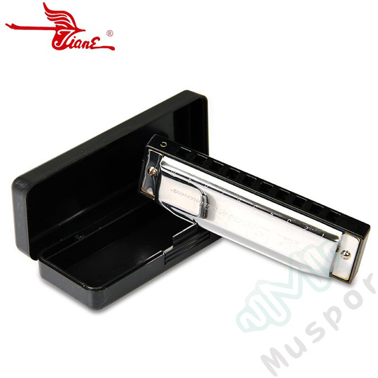 Swan Silver 10 Gaten Diatonische Blues Harp Harmonica Key Van A / C / D / G/Ab/bb/Db/Gb / Eb