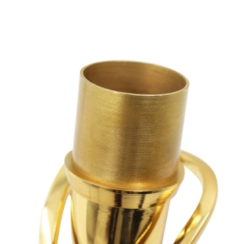 Alt Saxophon Sax Bend Hals Messing Material 24.5mm mit Reinigungstuch Korkfett Saxophon Zubehör