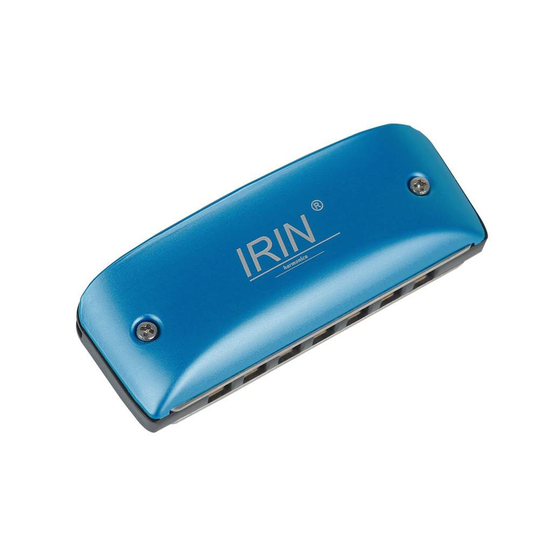 Irin IH-7 Sleutel Van C 7-Hole Harmonica Kleurrijke Blues Harmonica + Lanyard Professionele Houtblazers Muziekinstrument 5 Kleuren
