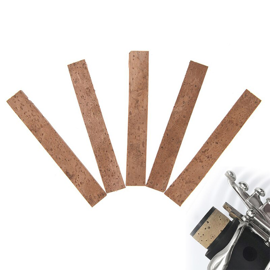 5 Stks/partij 91Mm X 13Mm X 2Mm Klarinet Kurk Bb Joint Kurken Lakens Voor Saxofoons Muziekinstrumenten accessoires