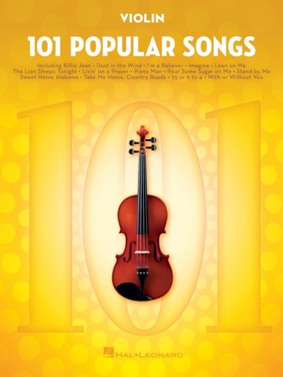 Noten 101 popular songs Violine Geige HL 224729 Hal Leonard