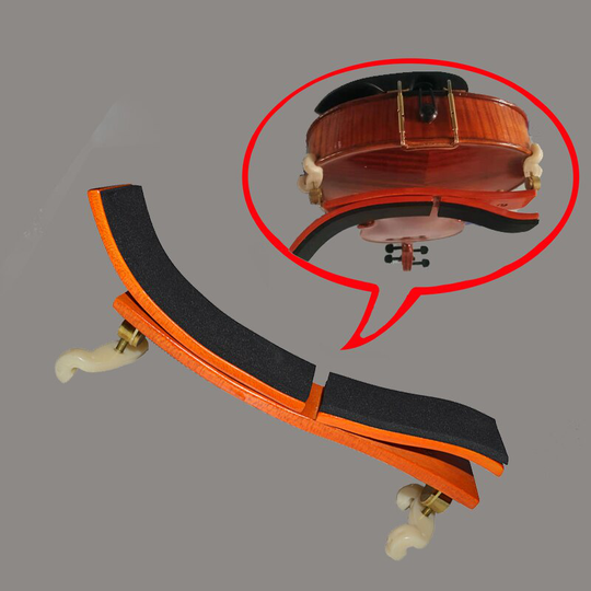 Meerdere Positie Verstelbare Maple Schoudersteun/Pad Voor 3/4-4/4 Viool Of 14 "-16.5" Viola, ergonomische, Te Gebruiken En Stel