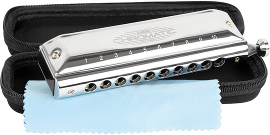 Cascha HH 2272 Chromatic 10-40 Blues Mundharmonika