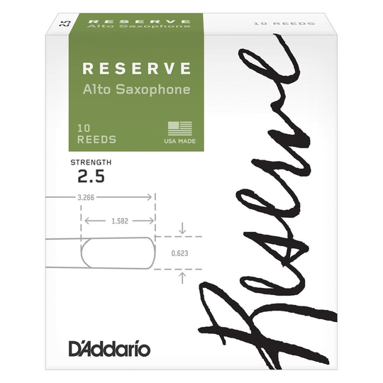 D´Addario RESERVE Altsaxophon 2,5 Blatt (DÀddario/Rico) - Restposten -