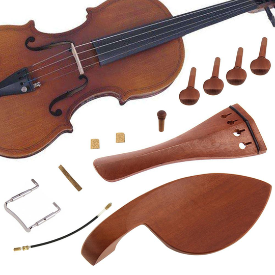 12 Stuks 4/4 Viool Fiddle Tuning Pinnen Eindpin Staartstuk Fittings Luthier Gereedschap Set Viool Accessoires Viool Pinnen