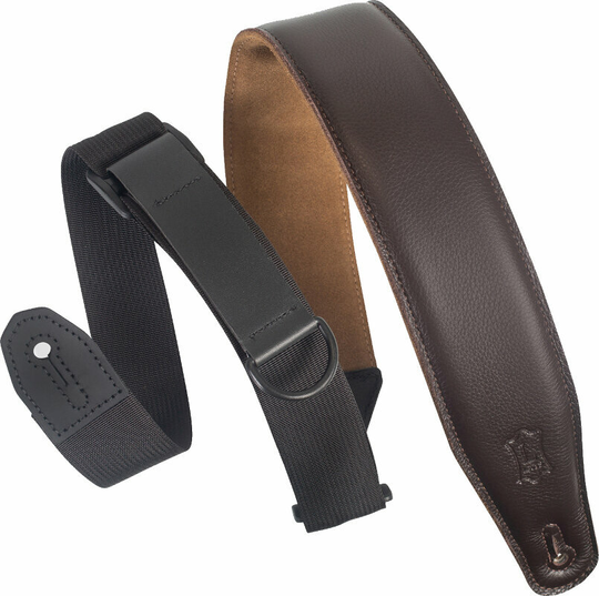 Levys MRHGS Ledergurte für Gitarren Dark Brown