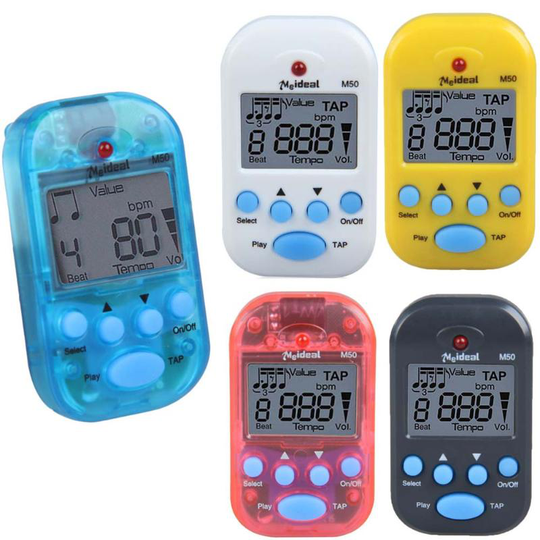 Mini Professionele Metronoom M50 Digitale Lcd Clip-On Digitale Tuner Voor Gitaar Piano Gitaar Accessoires Mooer Pedaal Guita