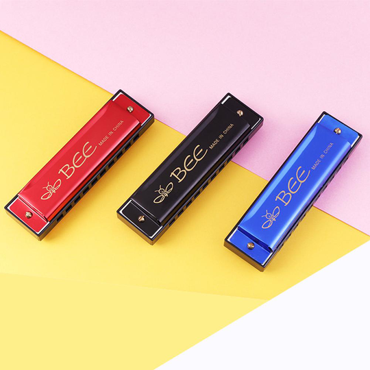 10 Gaten 20 Tones Sleutel C Harmonica Mondharmonica Muziekinstrument Speelgoed Kids Muziek Apparatuur Accessoires Bevestiging