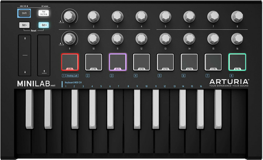 Arturia MiniLab MK II Inverted
