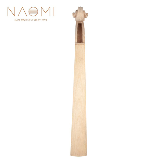 Naomi Viool Hals W/Toets Witte Embryo Hals Hand Gesneden Esdoorn Viool Hals Viool Onderdelen Accessoires