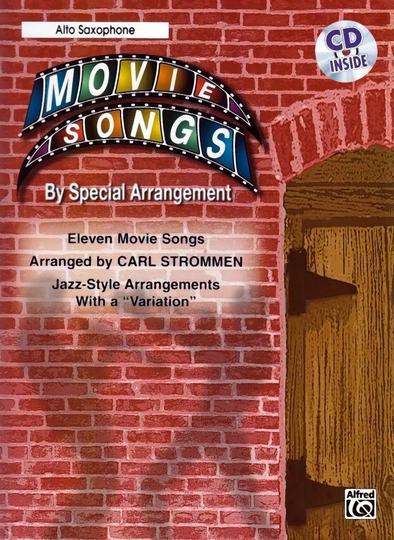 Noten Movie Songs Filmmelodien Altsax Alfred ALF 705B incl. CD zum Mitspielen