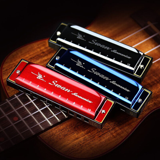 10 Gaten 20 C Tone Harmonica Mond Sleutel Orgel Voor Muziekinstrument Speelgoed Kids Minnaar