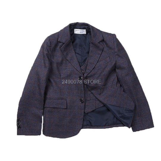 Bloem Jongens Trouwpak Jas Vest Broek Bowtie 4Pcs Gentleman Kinderen Formele Smokings Kinderen Prestaties Feestjurk Kostuum