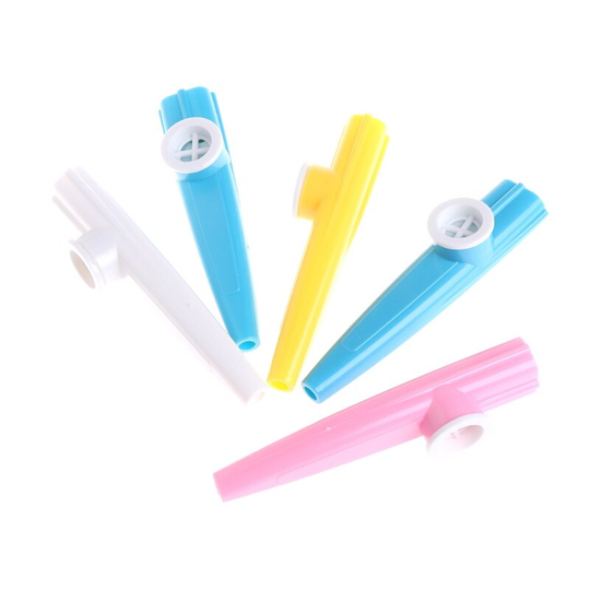 5Pcs Plastic Kazoo Harmonica Mond Fluit Kinderen Party Muziekinstrument