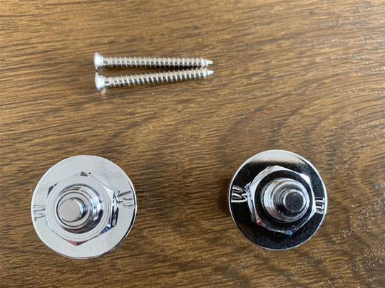 2 stuk/set Guitar Strap Lock Straplock Knop voor alle Akoestische Elektrische Basgitaar