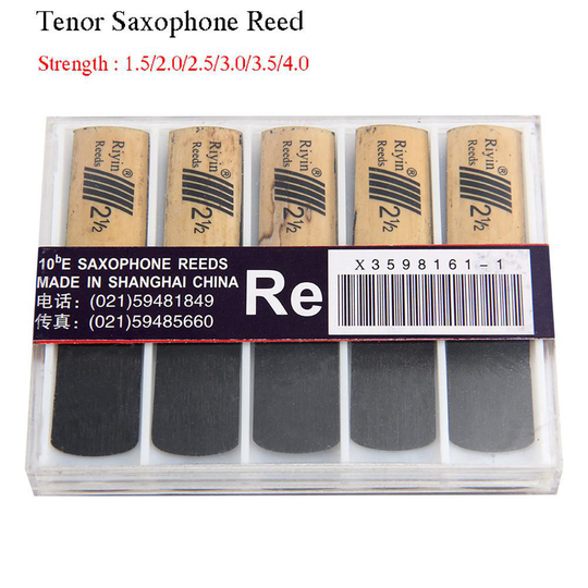 10Pcs Saxofoon Riet Set Met Sterkte 1.5/2.0/2.5/3.0/3.5/4.0 Voor Tenor sax Reed