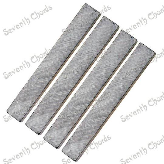 4 Pcs 60MM * 7.5MM * 5MM Mini Electric Guitar Humbucker Pickup Bar Magnet Producing Accessories