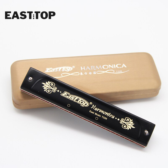 T22k Easttop 22 Gaten Studie Tremolo Harmonica Met Sleutel Van C