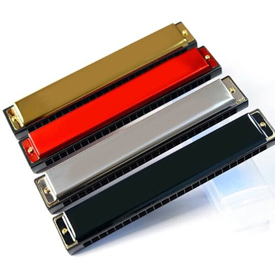 24 Hole Harmonica Sleutel van C Mond Metalen Orgel voor Beginners