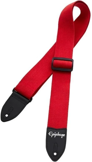 Epiphone Cotton Guitar Strap Red