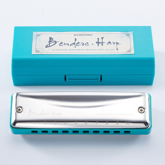Kongsheng 10 Gaten Diatonische Harmonica 20 Tone Blues Harp C Key Mondharmonica Muziekinstrumenten Voor Beginners Bendeis Harp