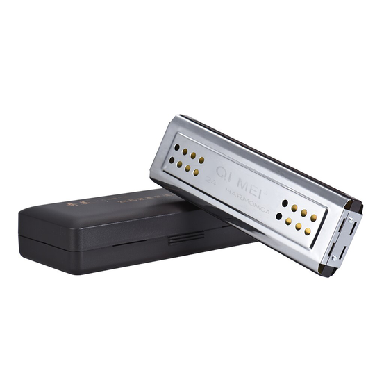 2-In-1 Tremolo Harmonica Dural Sleutel Van C/G 24 Dubbele Gaten 48 Riet Gratis Reed mondharmonica Met Gewatteerde Doos Schoonmaakdoekje