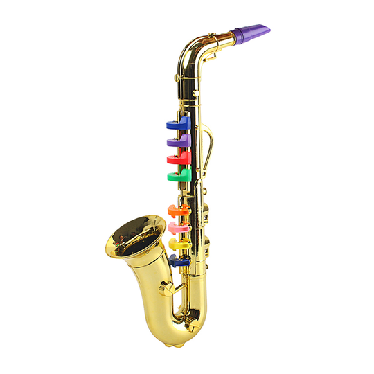 Trompet Speelgoed 8 Ritmes Professionele Duurzame Plastic Trompet Speelgoed Muziekinstrument Saxofoon Voor Kinderen Kids