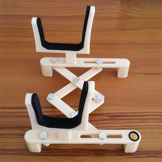 Innovatieve Verstelbare Plastic Rood Wit Extended Viool Stand Houder Voor Elke Maat Violen Parts Apparatuur Accessoires