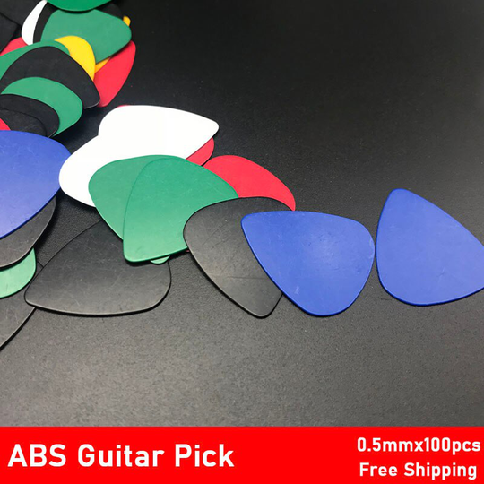 100Pcs Hart Vorm ABS Gitaar Pick 0.5mm Akoestische Elektrische Bas Gutiar pick plectrum guitarra muziekinstrument