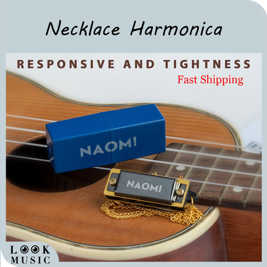 Mini Naomi Harmonica Sleutel Van C 4 Gaten Harmonica Metalen Ketting Voor Kinderen Beginners Als